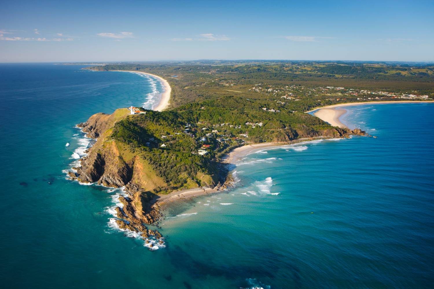 Byron Bay Aerial View - Hughes Chauffeur service