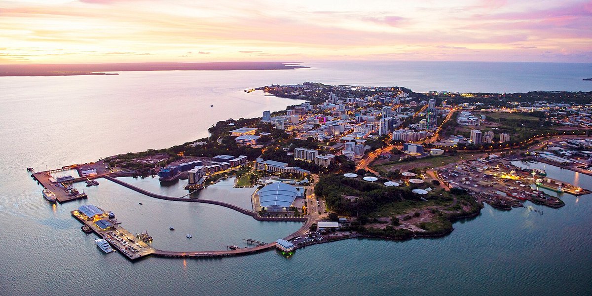 Darwin aerial view - Hughes Chauffeur service